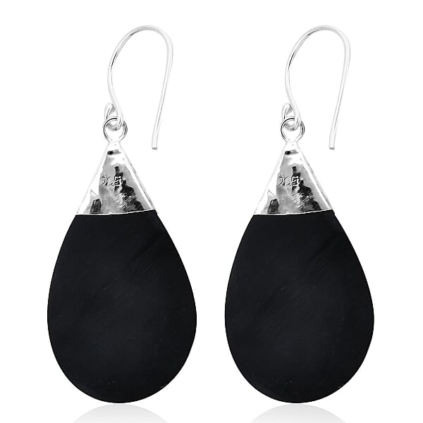 Abalone Shell Dangle Earrings In Sterling Silver Drop Silver Earrings Beach Fashion Jewelry