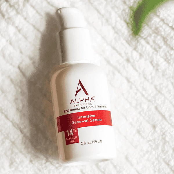 ALPHA Skincare Intensive Renewal Serum With 14% Glycolic AHA (2oz)