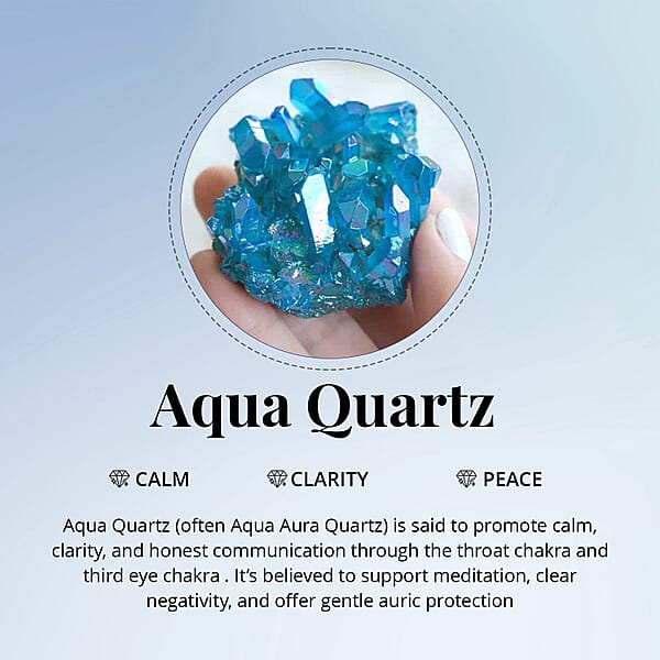 Aqua Quartz Red Aventurine Angel Wing Heart Pendant In Silvertone With Stainless Steel Necklace 38.00 Ctw (20 Inches)