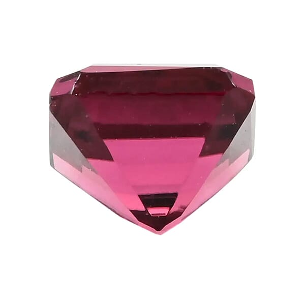 Asscher Cut AAAA Ouro Fino Rubellite (Sqr 6x6 Mm) 1.00 Ctw