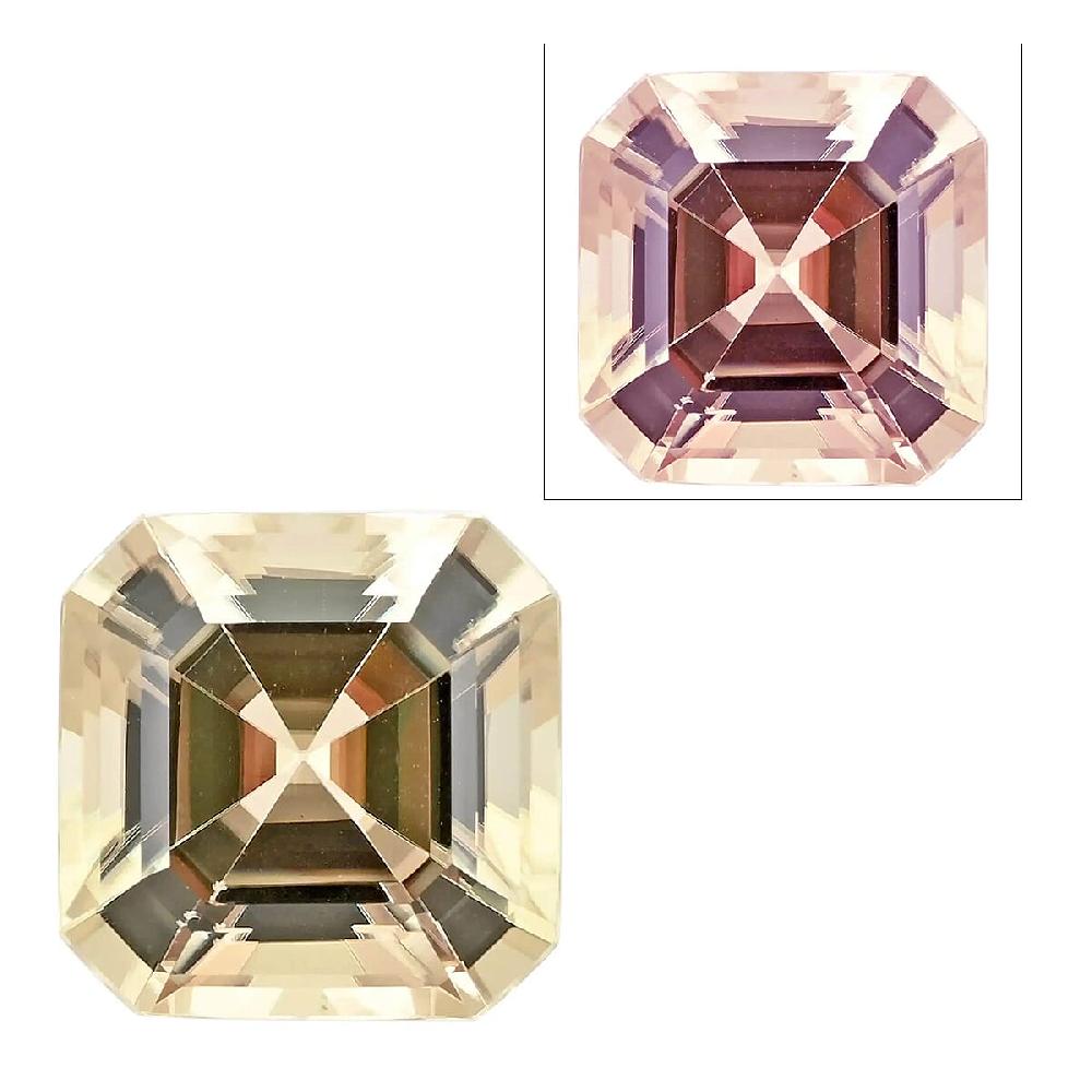 Asscher Cut AAAA Turkizite (Sqr 7 mm) 2.00 ctw