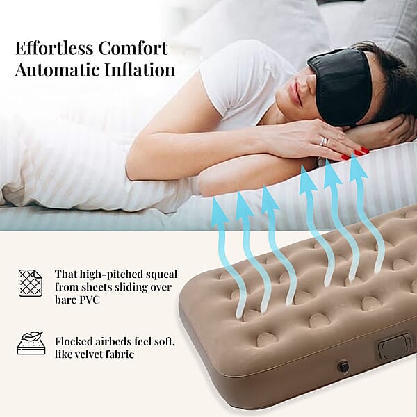 Automatic Inflatable Air Bed With Built-in Pump