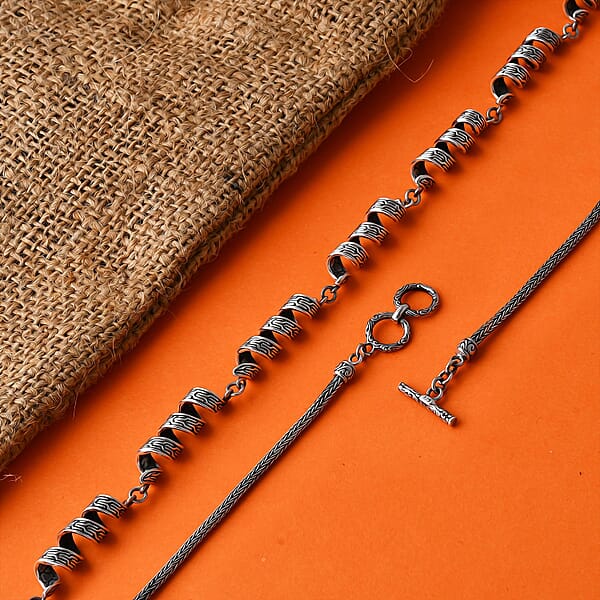 Bali Legacy Milky Way Tulang Naga Chain Necklace In Sterling Silver 35.97 Grams 20 Inches