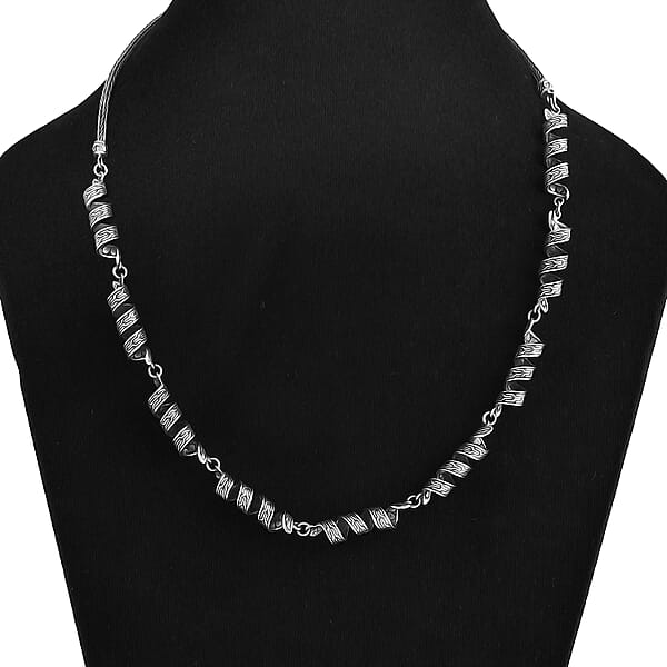 Bali Legacy Milky Way Tulang Naga Chain Necklace In Sterling Silver 35.97 Grams 20 Inches