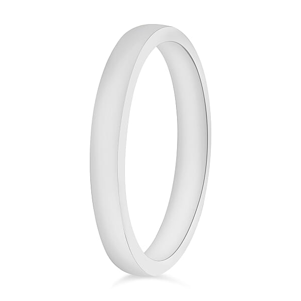 Band Ring In 14K White Gold 3.50 Grams (Del. In 10-12 Days)