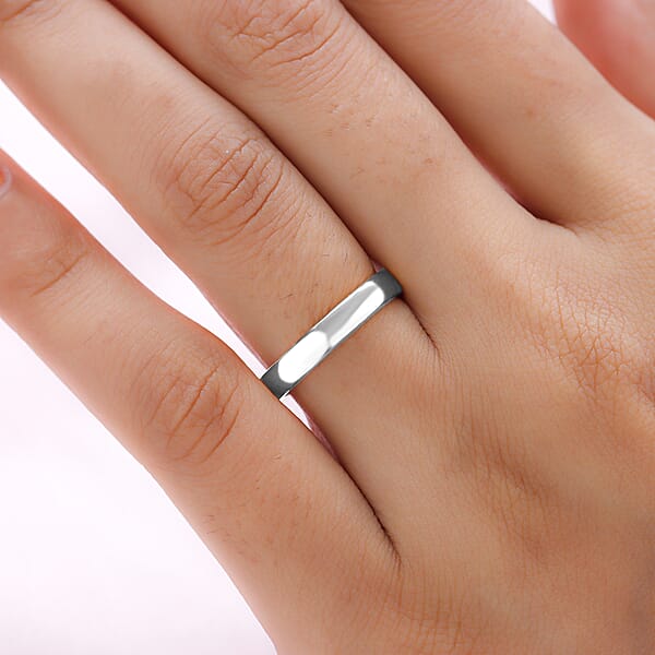 Band Ring In 18K White Gold 4.80 Grams (Del. In 10-12 Days)