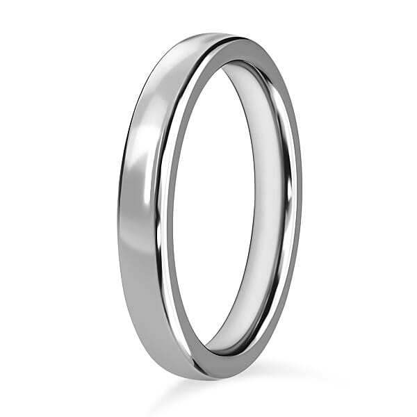 Band Ring In 18K White Gold 4.80 Grams (Del. In 10-12 Days)
