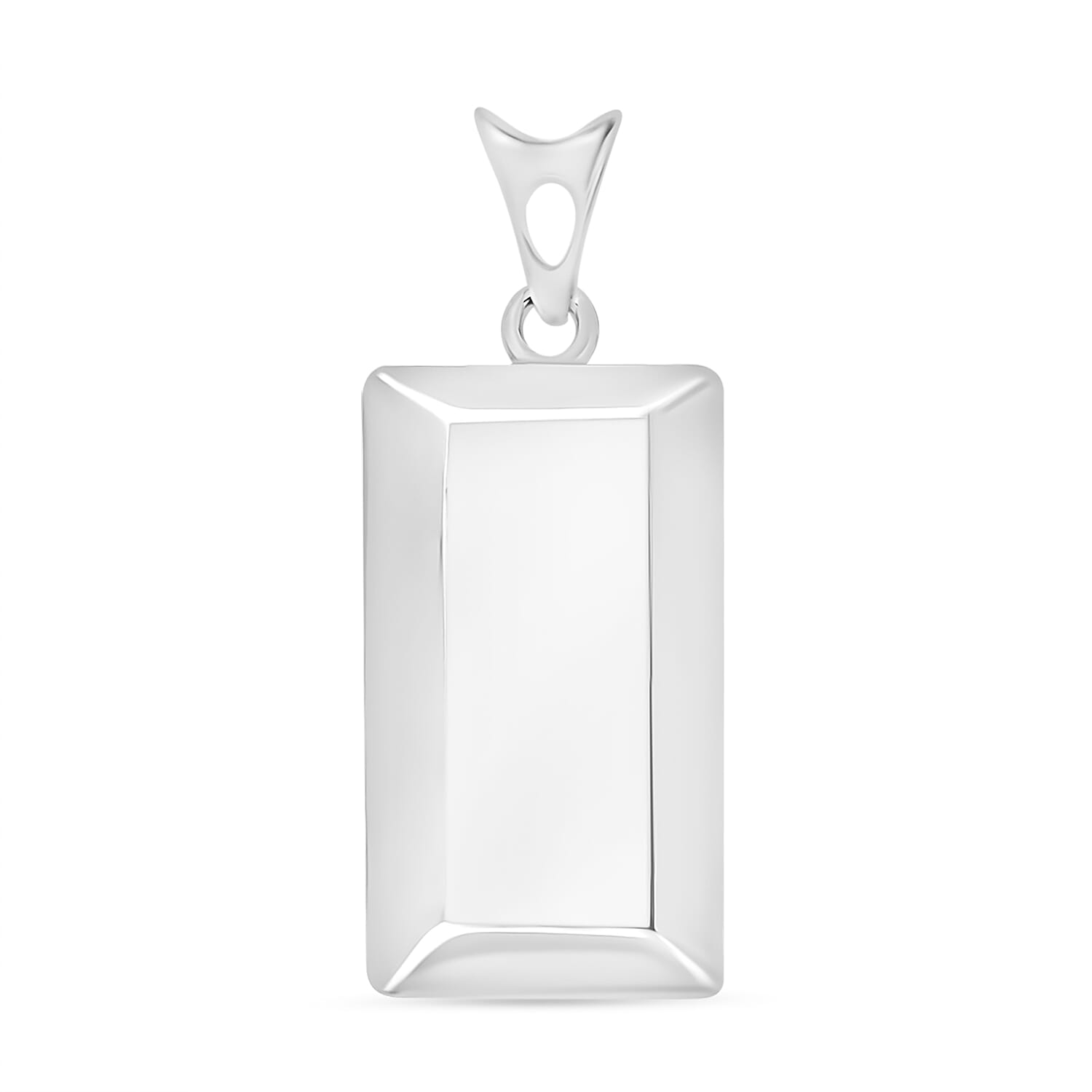 Bar Pendant Necklace in 14K White Gold 2 Grams 20 Inches (Del. in 10-12 Days)