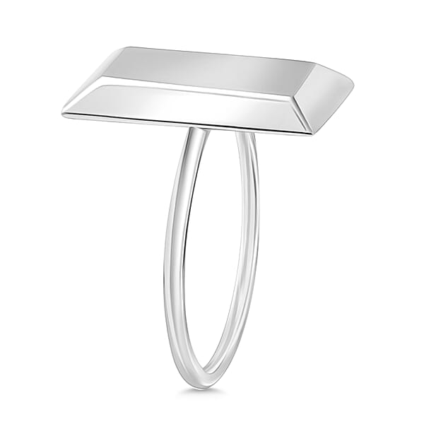 Bar Ring In 10K White Gold 1.90 Grams (Del. In 10-12 Days)