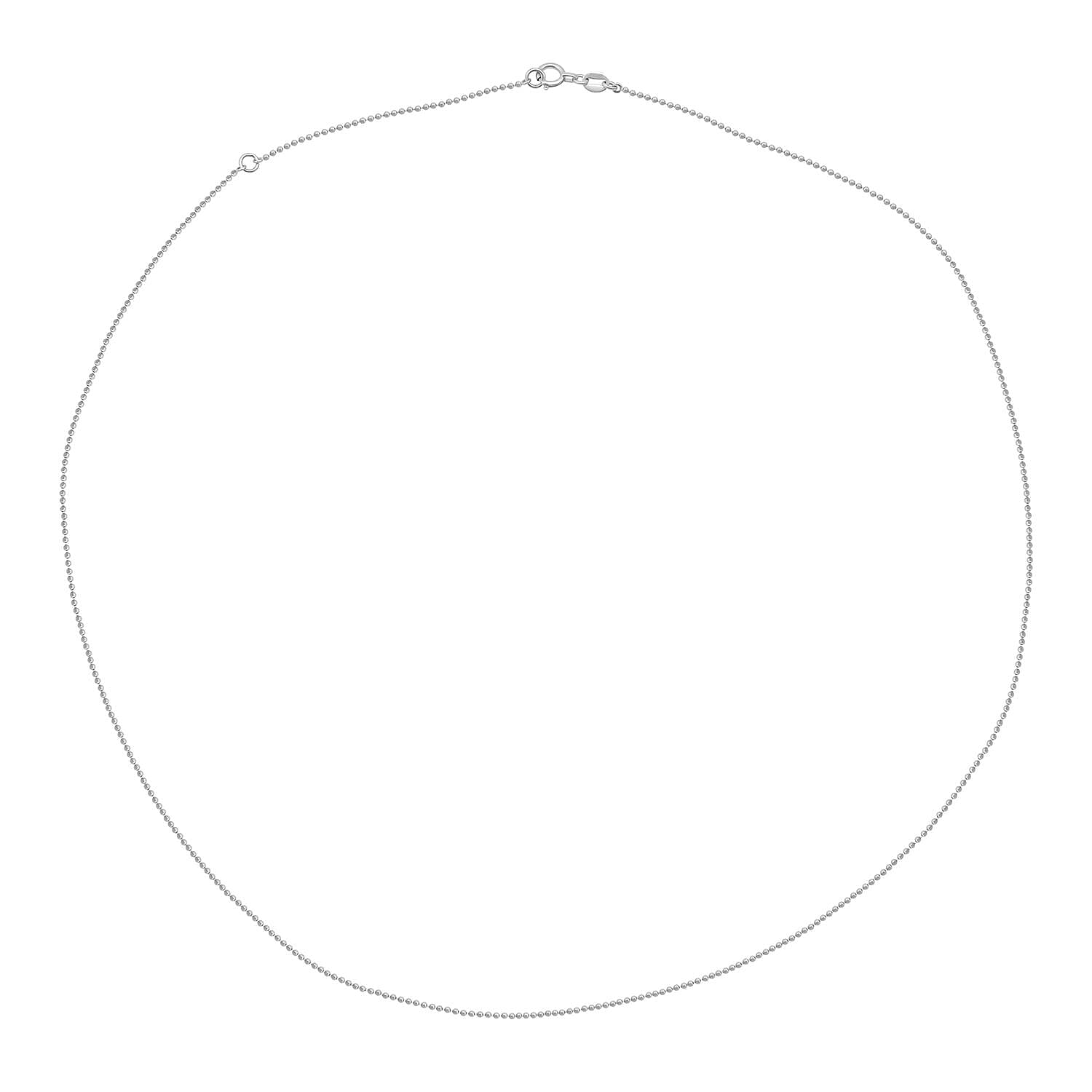 Beaded Chain Necklace in 950 Platinum 2.85 Grams 20 Inches