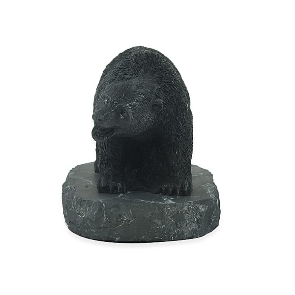 Bear Shungite Figurine 5x3 Approx. 2913.00 Ctw