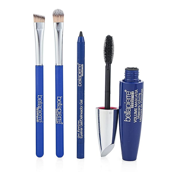 Bellapierre Dreamy 11pcs Ultimate Gift Set (Lipstick Palette Mascara Eyeliner & 4 Brushes)