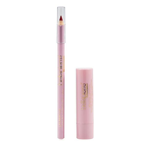Bellapierre Lip Duo Kit (Mineral Lipstick & Lip Liner)- Red