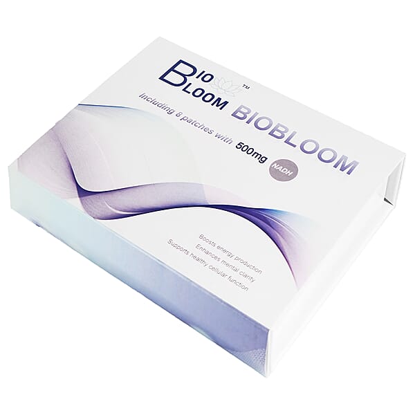 Biobloom Inc NADH+B12 500mg Supplemental Patches (8 Patches)