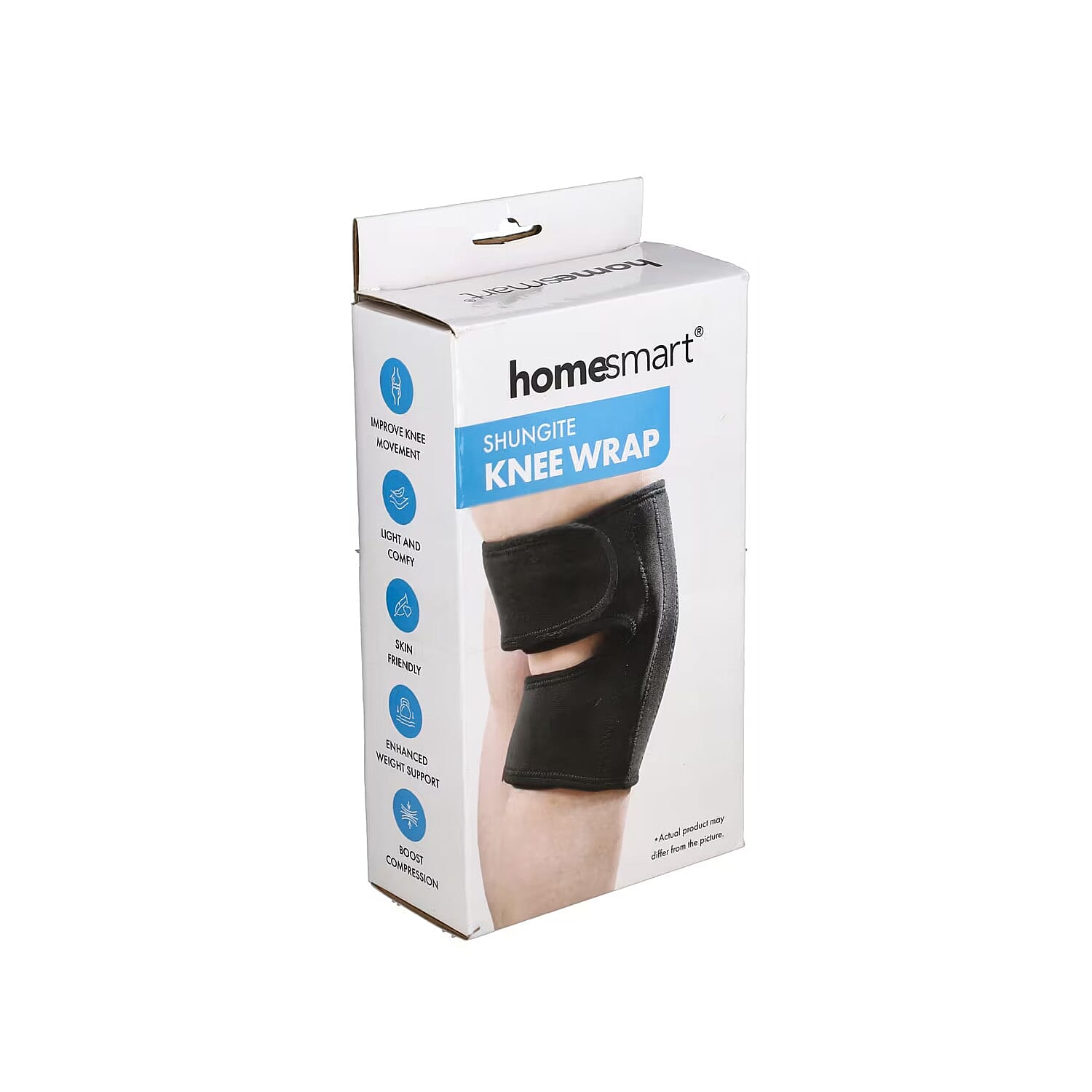 Black Special Size Knee Cap Hinge with Shungite Powder Outward