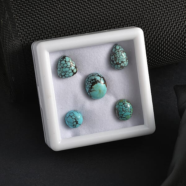 Blue Moon Turquoise Assorted Box (Mix Mix Mm) 15.00 Ctw Loose Gemstone