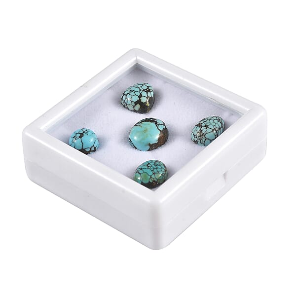 Blue Moon Turquoise Assorted Box (Mix Mix Mm) 15.00 Ctw Loose Gemstone