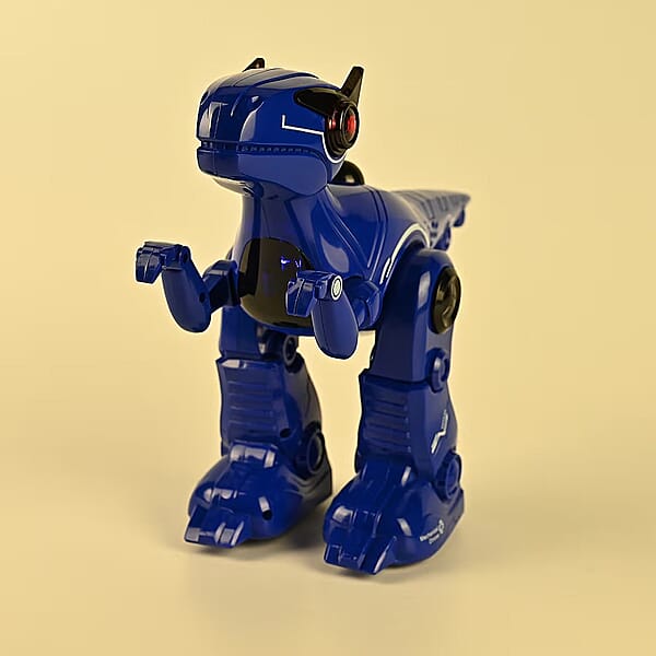 Blue T16 Smart Robo Dinosaur Toy With Remote Control (Battery Not Included)