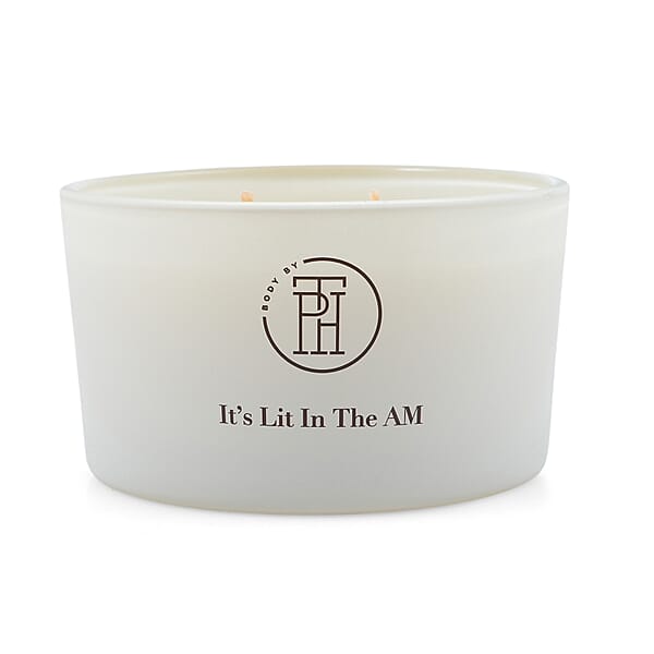 BODY BY TPH It’s Lit In The AM Mandarin & Ginger Scented Soy Wax Blend Candle (8oz)