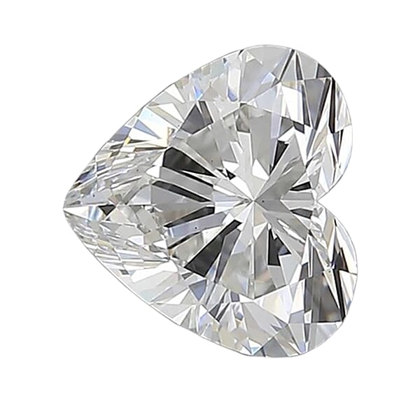 Brilliant Cut Luxuriant Lab Grown Diamond (E-F VS) (Heart 8.8 Mm) 2.50 Ctw