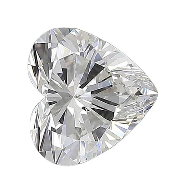 Brilliant Cut Luxuriant Lab Grown Diamond (E-F VS) (Heart 8.8 Mm) 2.50 Ctw