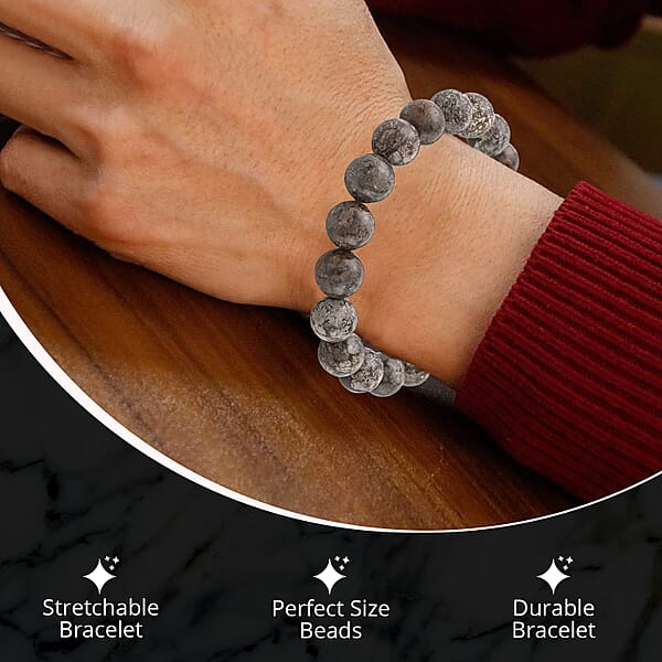 Brown Snowflake Obsidian Beaded Stretch Bracelet 150.00 Ctw Adjustable Beads Bracelet Beads Jewelry Stretchable Bracelet