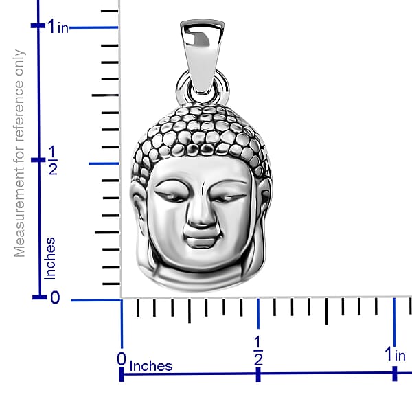 Buddha Pendant Without Chain In Sterling Silver 2.20 Grams