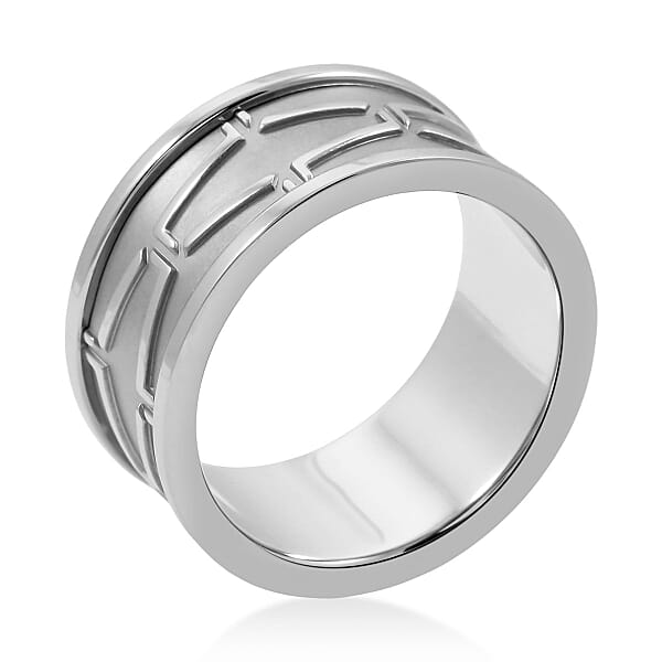 Calvin Klein Closeout Abstract Ring In Stainless Steel