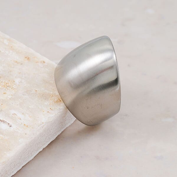 Calvin Klein Closeout Billow Ring In Stainless Steel