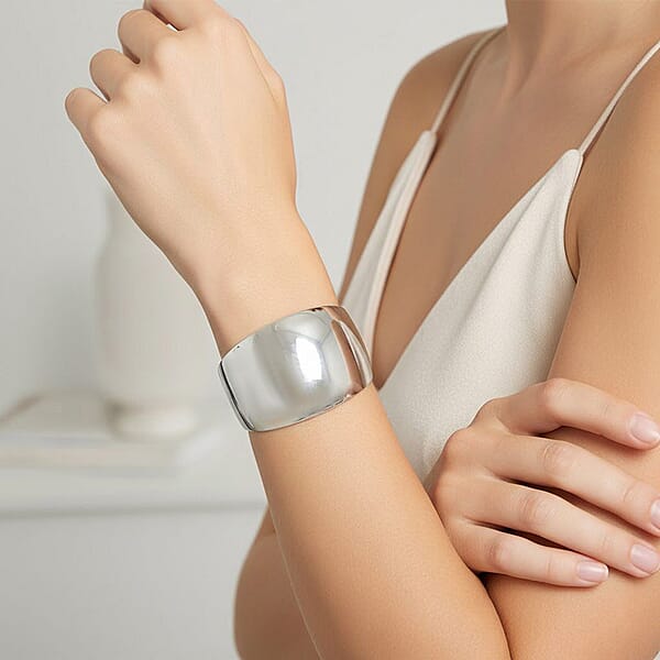 Calvin Klein Closeout Billow Stainless Steel Bangle Bracelet (5.50 In)