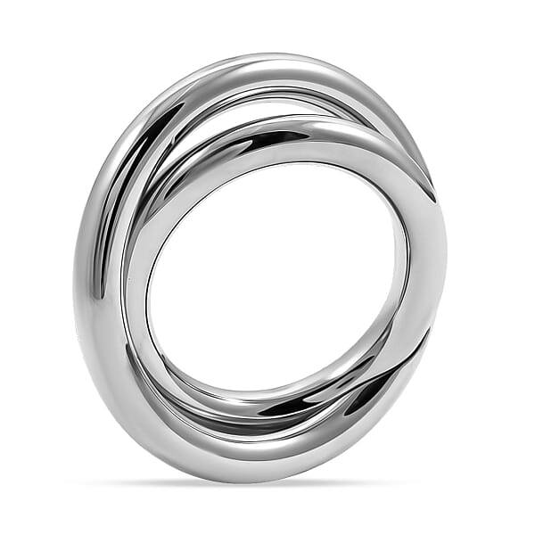 Calvin Klein Closeout Continue Ring In Stainless Steel