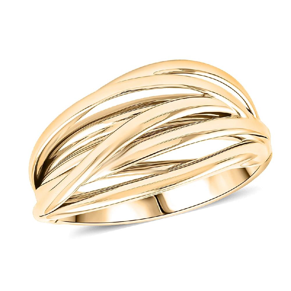 Calvin Klein Closeout Crisp Bangle Bracelet in ION Plated YG Stainless Steel (5.50 In)