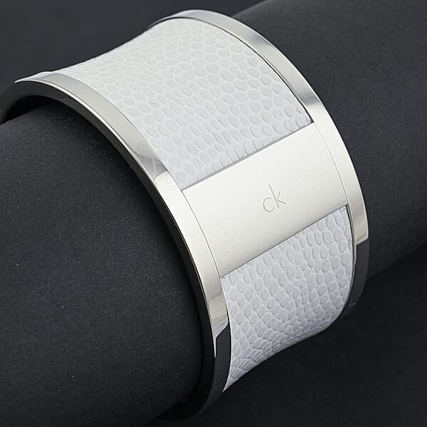 Calvin Klein Closeout Spellbound Stainless Steel Bangle Bracelet (7.00 In)