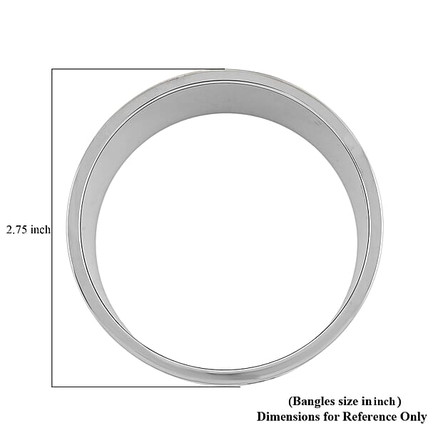 Calvin Klein Closeout Spellbound Stainless Steel Bangle Bracelet (7.00 In)