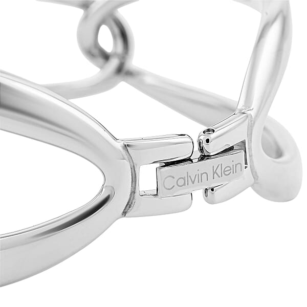 Calvin Klein Closeout Stainless Steel Lovely Bangle Bracelet (6.50 In)
