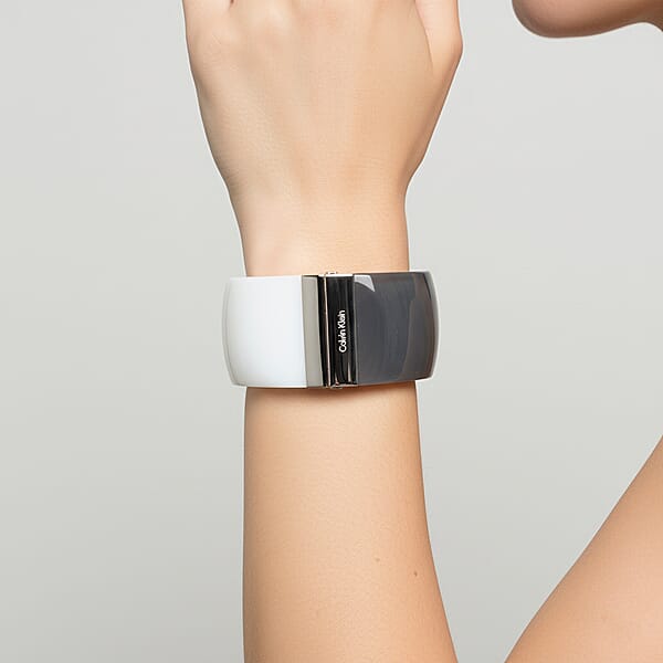 Calvin Klein Closeout Stainless Steel Vision Bangle Bracelet (6.25 In)
