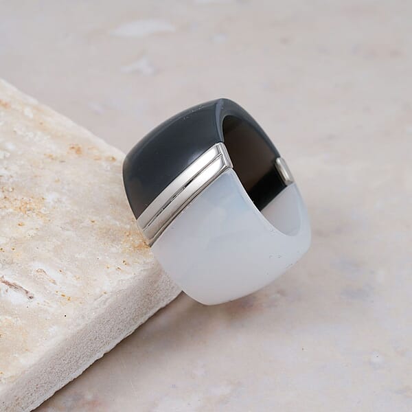 Calvin Klein Closeout Vision Ring In Stainless Steel