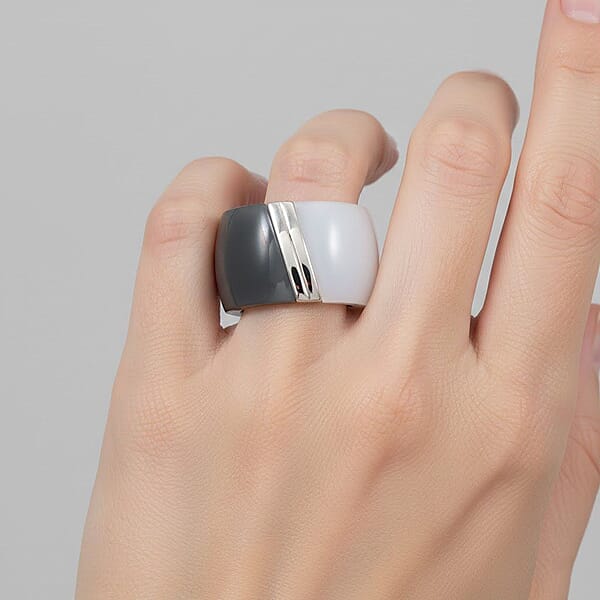 Calvin Klein Closeout Vision Ring In Stainless Steel