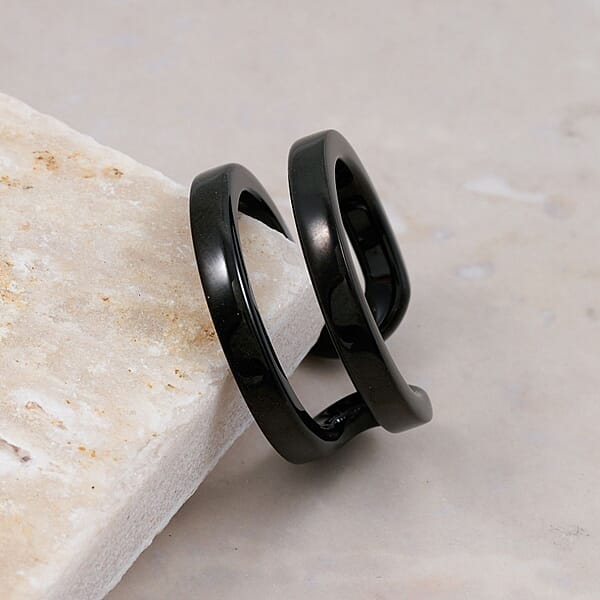 Calvin Klein ION Plated Black Stainless Steel Ring