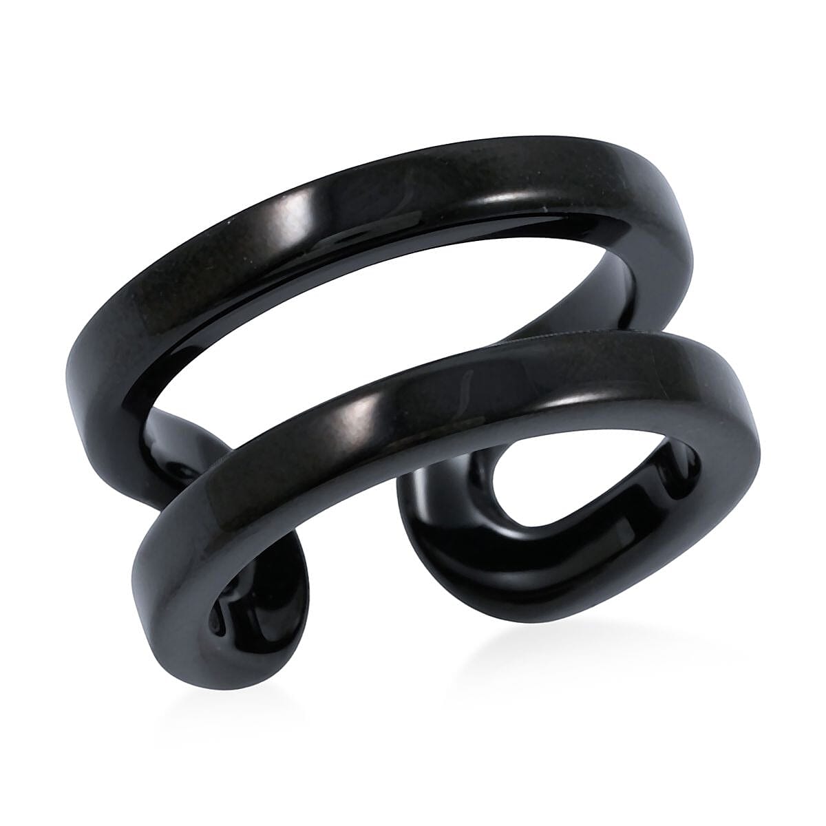 Calvin Klein ION Plated Black Stainless Steel Ring