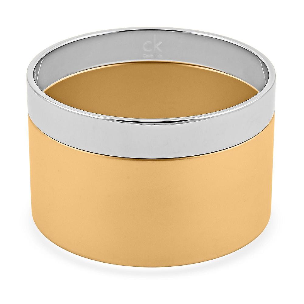 Calvin Klein Set of 2 - Satisfaction Bangle Bracelet in Stainless Steel (7.00 In)