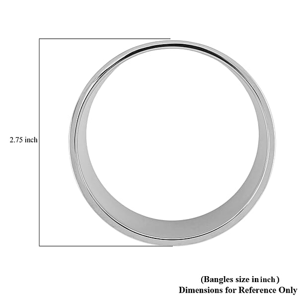 Calvin Klein Spellbound ION Plated Black Stainless Steel Bangle Bracelet (7.00 In)