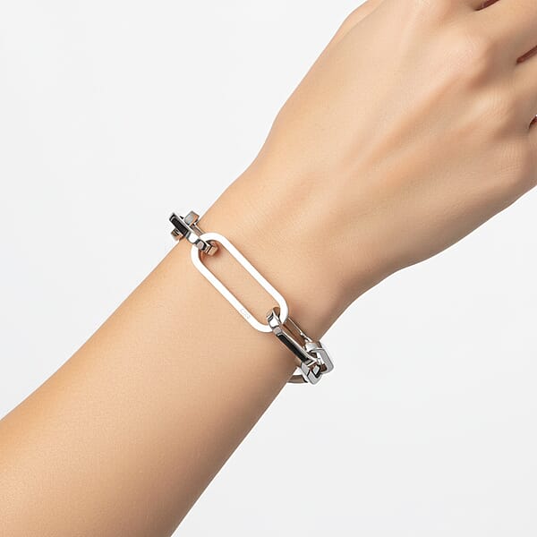 Calvin Klein Stainless Steel Brisk Bangle Bracelet (7.50 In)