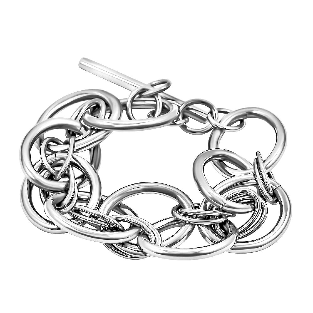 Calvin Klein Stainless Steel Forward Link Bracelet (7.00 In)