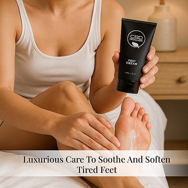 CBD For Life Foot Cream - 500 Mg CBD - 5 Fl Oz Maximum Moisturizing Lotion For Long Lasting Protection From Dryness Suitable For All Skin Type