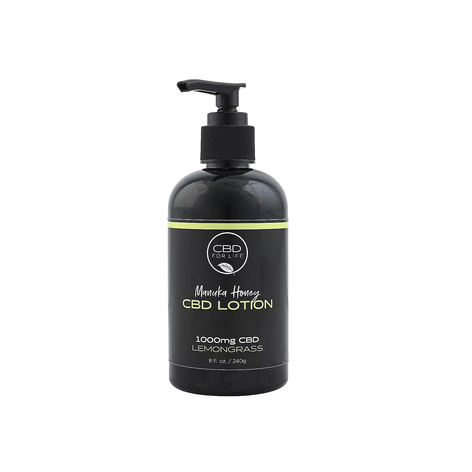 CBD for Life Manuka Honey Hand and Body Lotion (8oz) Lemongrass