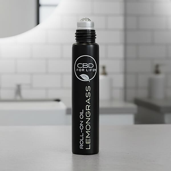 CBD For Life Set Of 6 Lemongrass CBD Roll On For Pain Relief (6x 0.64oz)