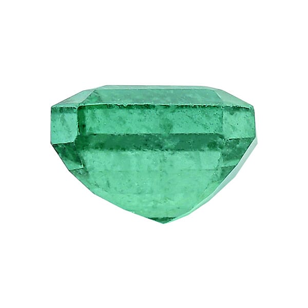 Certified 1.00 Ctw Asscher Cut Emerald Loose Gemstone – AAAA Grade (Zambian)