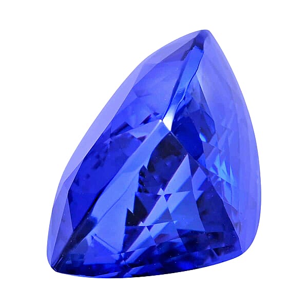 Certified 11.00 Ctw Cushion Tanzanite Loose Gemstone – AAAA Grade Free Size