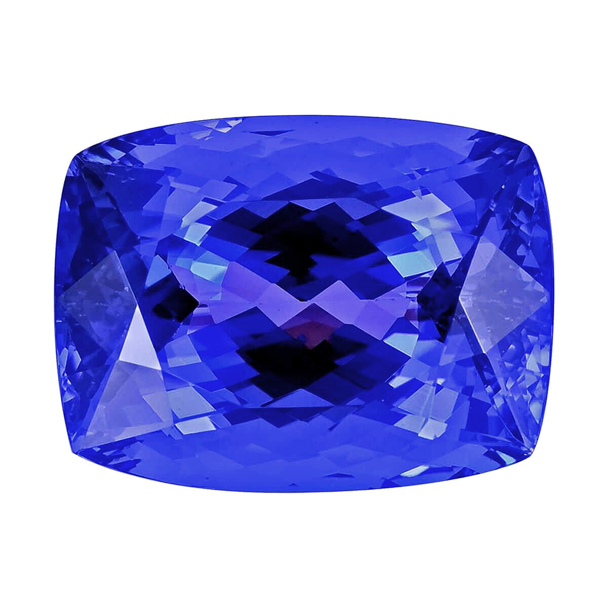 Certified 11.00 ctw Cushion Tanzanite Loose Gemstone – AAAA Grade Free Size